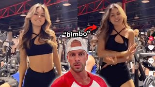 Gym Bro puts Female Influencer in her place