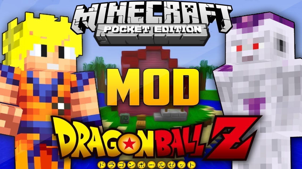 DRAGON BALL Z NO MINECRAFT POCKET EDITION MODS YouTube