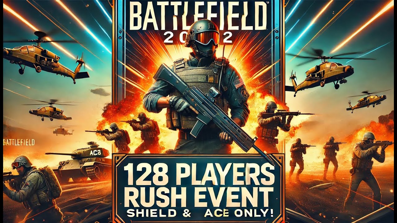 Battlefield 2042 - Insane Rush 128 Players Event - YouTube