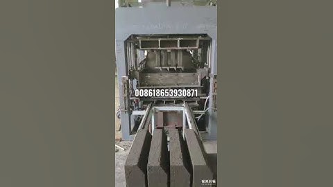QT5-15 Cement curbstone making machine tested video
