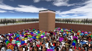 UNLIMITED REAL GHOST YOSHIE OBUNGA AND ALL 3D BOTS #NextBotS #GmoD