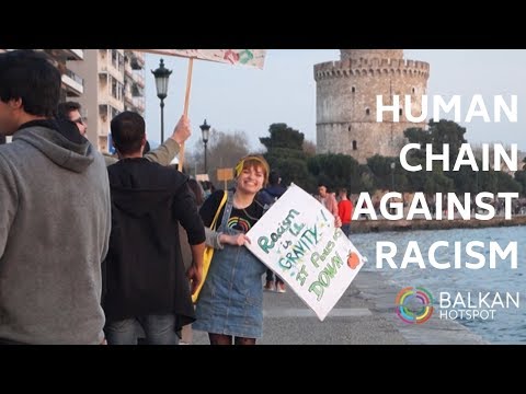Human Chain Against Racism 2019