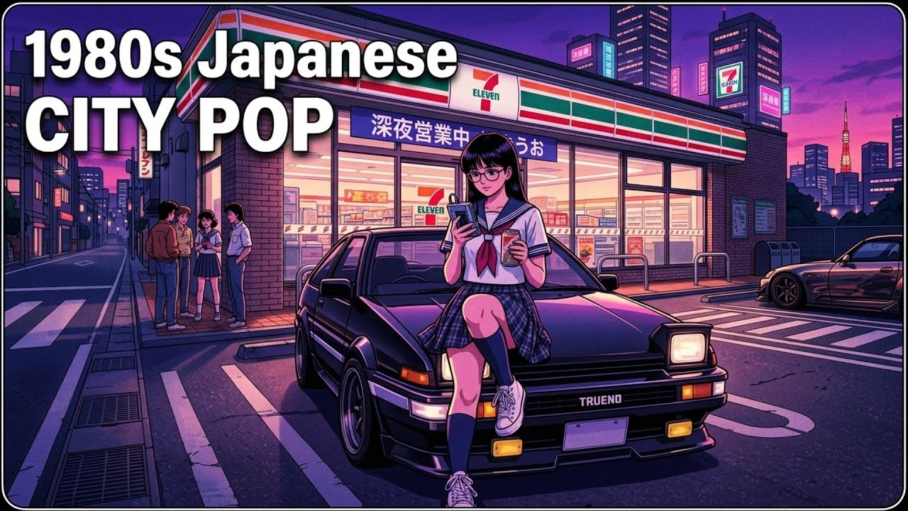 80s City Pop Playlist】Ocean Neon Drive, 海辺のネオン | Japanese