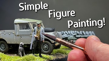 Painting Figures Is Easier Than You Think! Simple Figure Painting Tutorial For Scale Models
