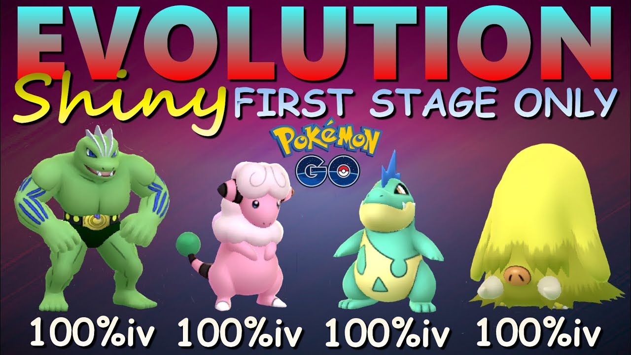BEST 4 of 100% iv Shiny evolution in Pokemon Go