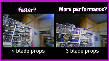 4 blade vs 3 blade props (NFE siverware) #shorts