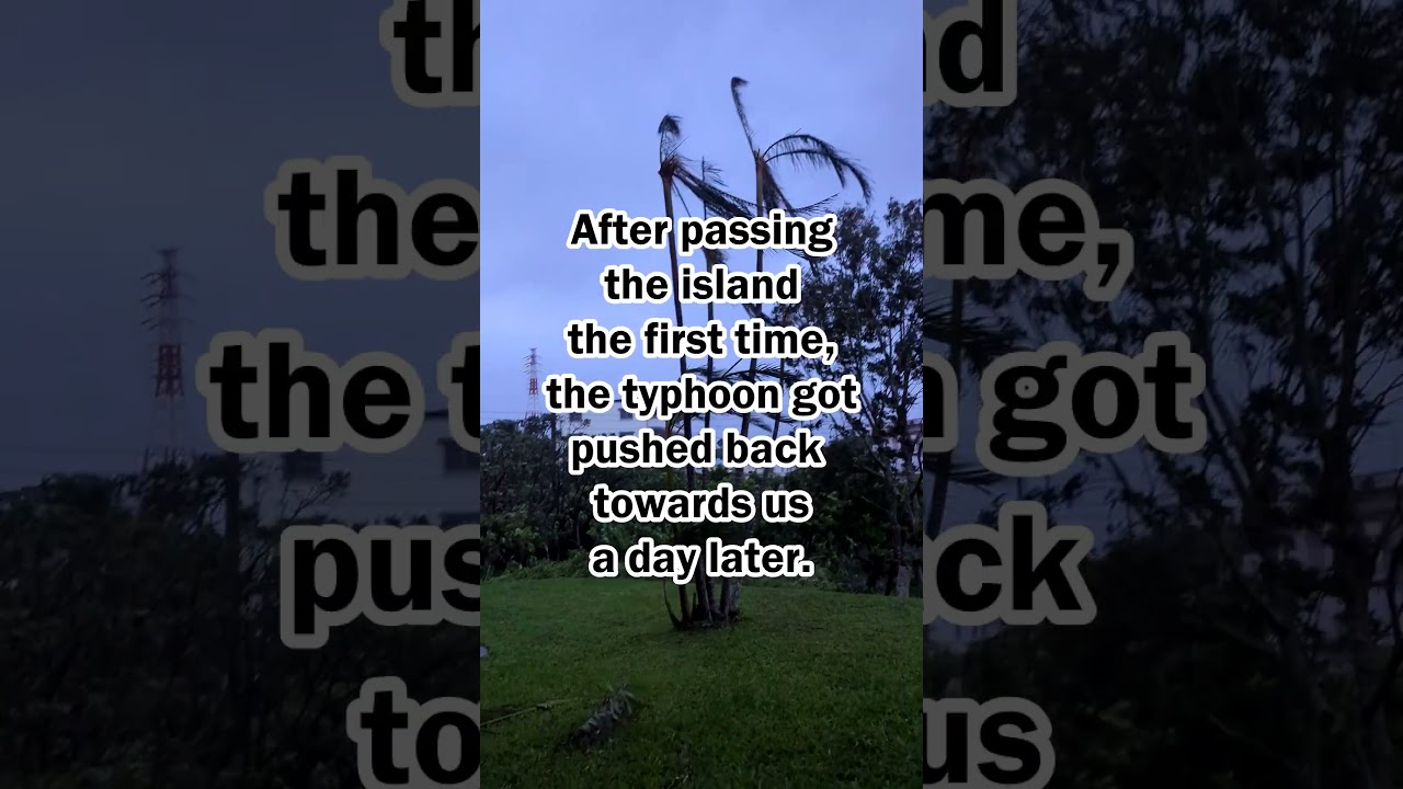 Our First Typhoon // Typhoon Khanun 2023 // Okinawa, Japan