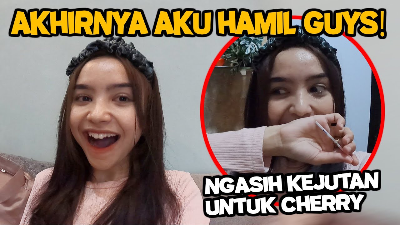 GUYS AKU HAMIL, CHERRY SAMPE NANGIS TERHARU‼️