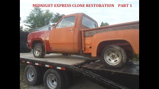 1975 Dodge D100 Midnight Express restoration part 1 frame disassembly by Sandknob Restorations 2,180 views 2 years ago 20 minutes