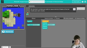 Programación para niños con bloques  Hora de código, Empezando con Minecraft Voyage Aquatic 1