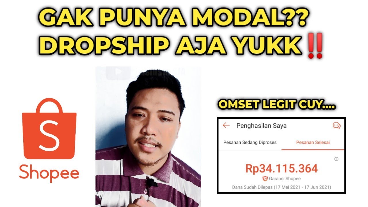 BISNIS ONLINE TANPA MODAL🔥DENGAN CARA JADI DROPSHIPPER di APLIKASI