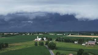 shelf cloud or gust-front cloud Moving though Chester County