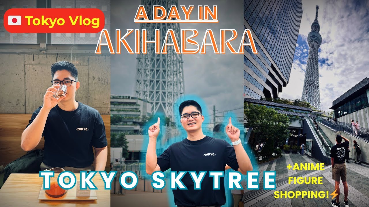 Tokyo Day Out: Coffee, Skytree & Akihabara Anime Hunt! ☕🗼🔥