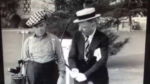 WC Fields, stand clear boy and keep your eye on the ball....