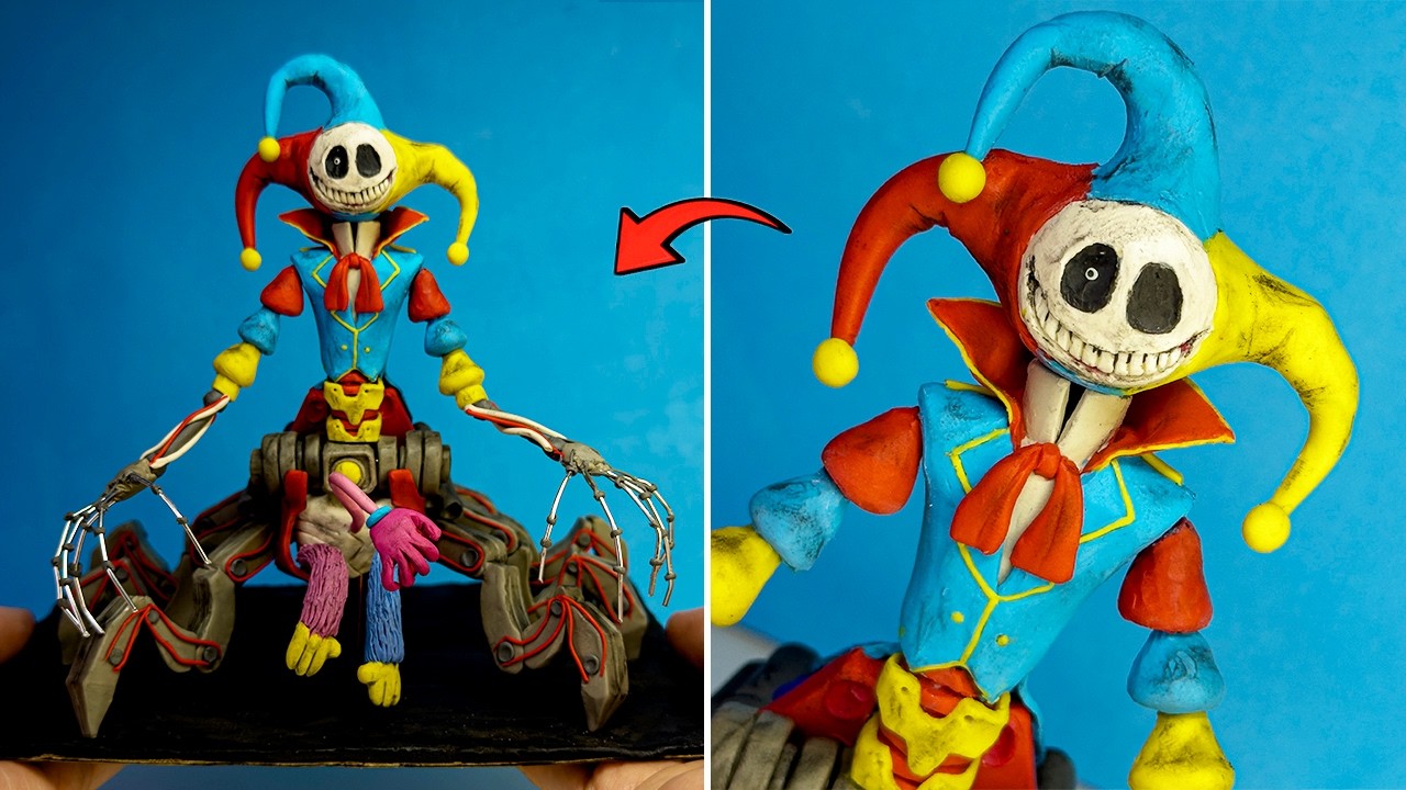 Poppy Playtime Chapter 5 – Прототип (Эксперимент 1006) Лепка из пластилина Dimia лепка