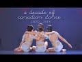 A Decade of Canadian Dance: Solos and Duo/Trios (2010 - 2019)