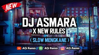 DJ ASMARA X NEW RULES ( SLOW MENGKANE ) | DJ TIK TOK VIRAL