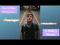 How to Make Money as a Teenager (FREE &amp; FAST!)
