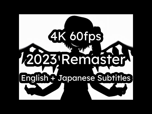 Bad Apple!! [4K 60fps] w/ English u0026 Japanese Subtitles (2023 Remaster) (Download) class=