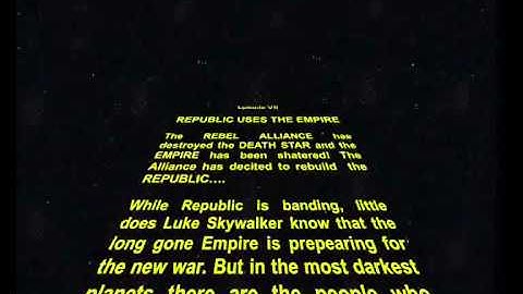 star wars crawl in power point