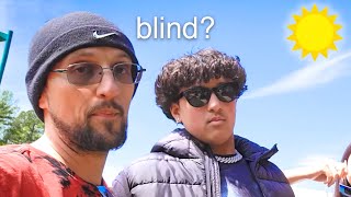 Dad Fakes Sons Blindness for Clout