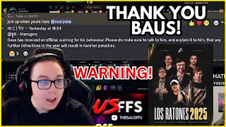 Bausffs Got An  WARNING From RIOT GAMES | League of Legends Clip