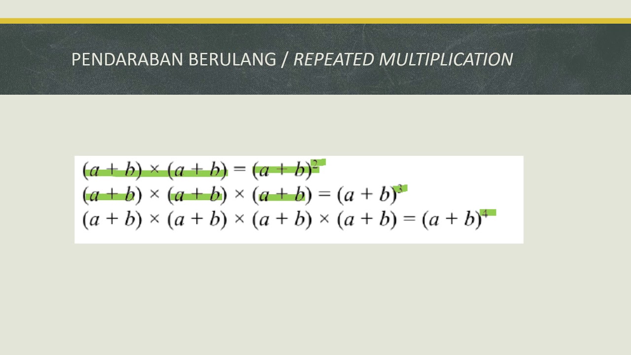 Matematik Tingkatan 1: Ungkapan Algebra (5.2) - YouTube