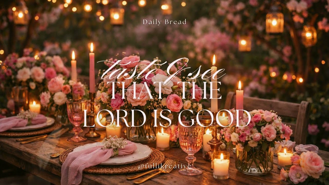 Peaceful Flower Candlelight Ambience Background for Prayer, Studying & Quiet Time with God