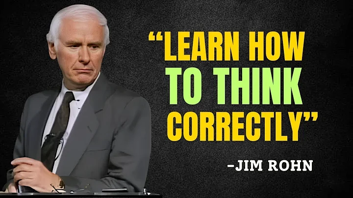 The Secret of Correct Thinking | Jim Rohn Motivation (J.R.I.H )