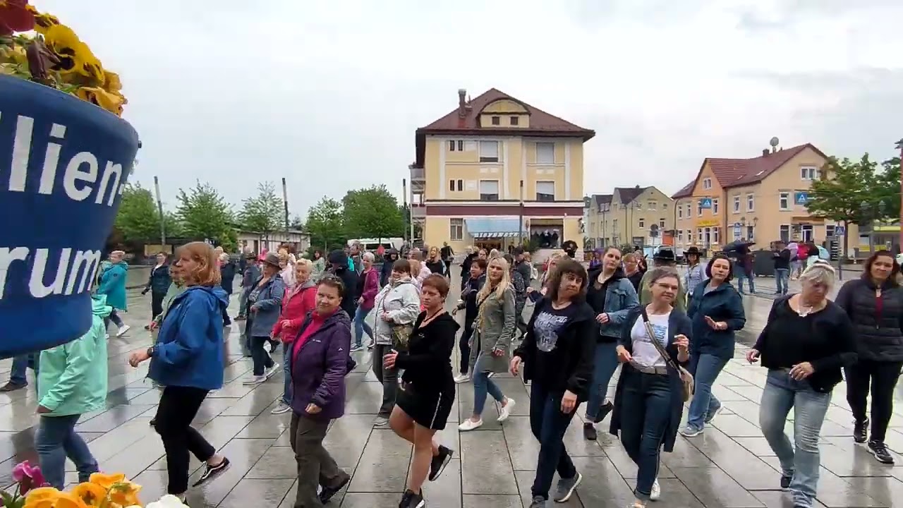 Int  Linedance Flashmob 2025 in Heidenau,Sa #linedanceflashmob2025
