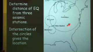 Lecture 7: Locating the Epicenter of an earthquake