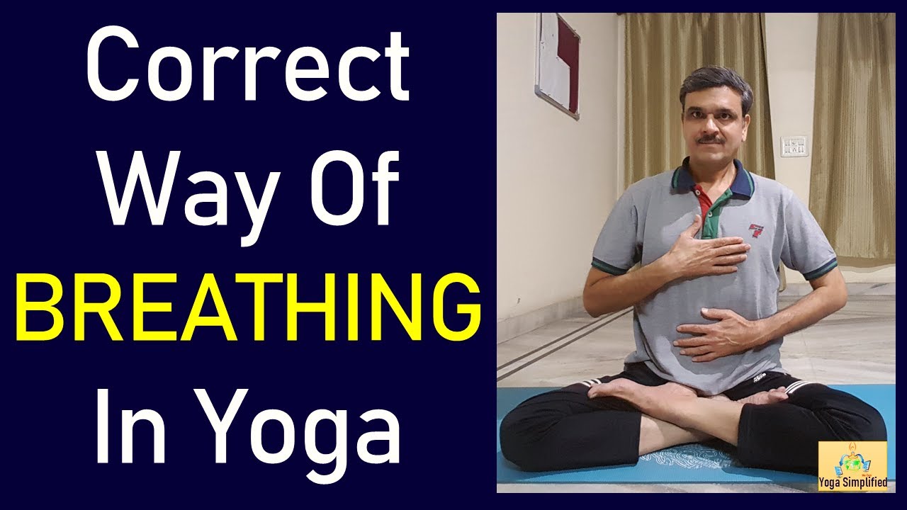 Yoga Correct Breathing Technique | Most people do it wrong | Yogic Breathing | Pranayam Breathing