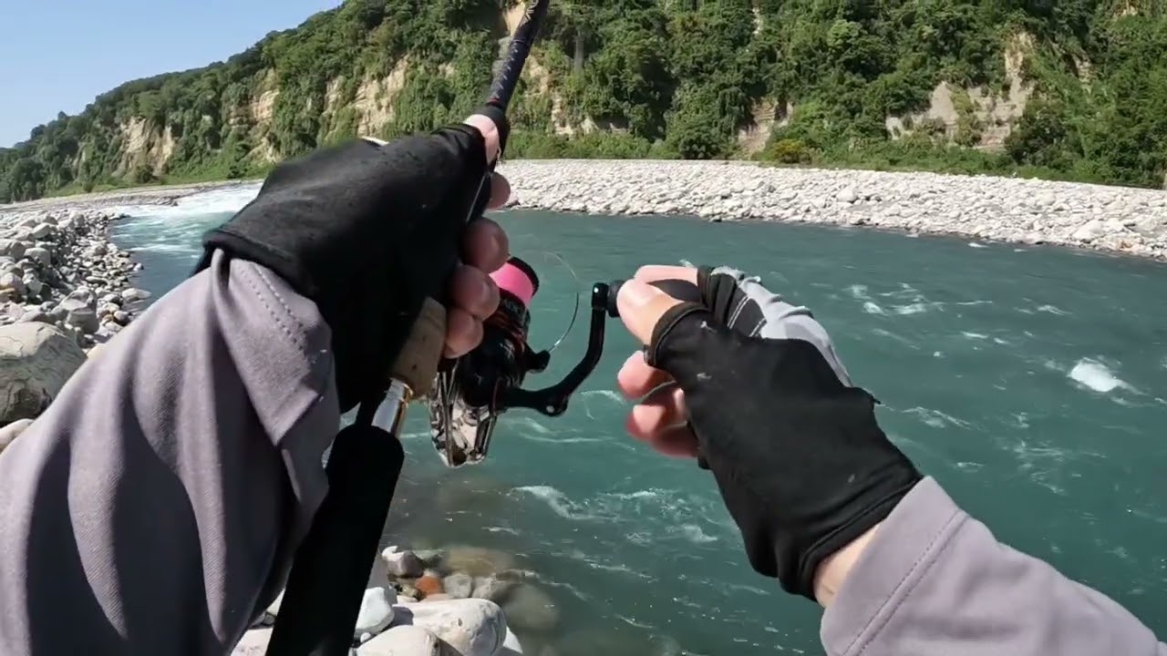 水量開始增多的大甲溪，就是Astro Vibe 16.7g上場#strikepro #shimano #outdoors #bassfishing #lurefishing 0042025