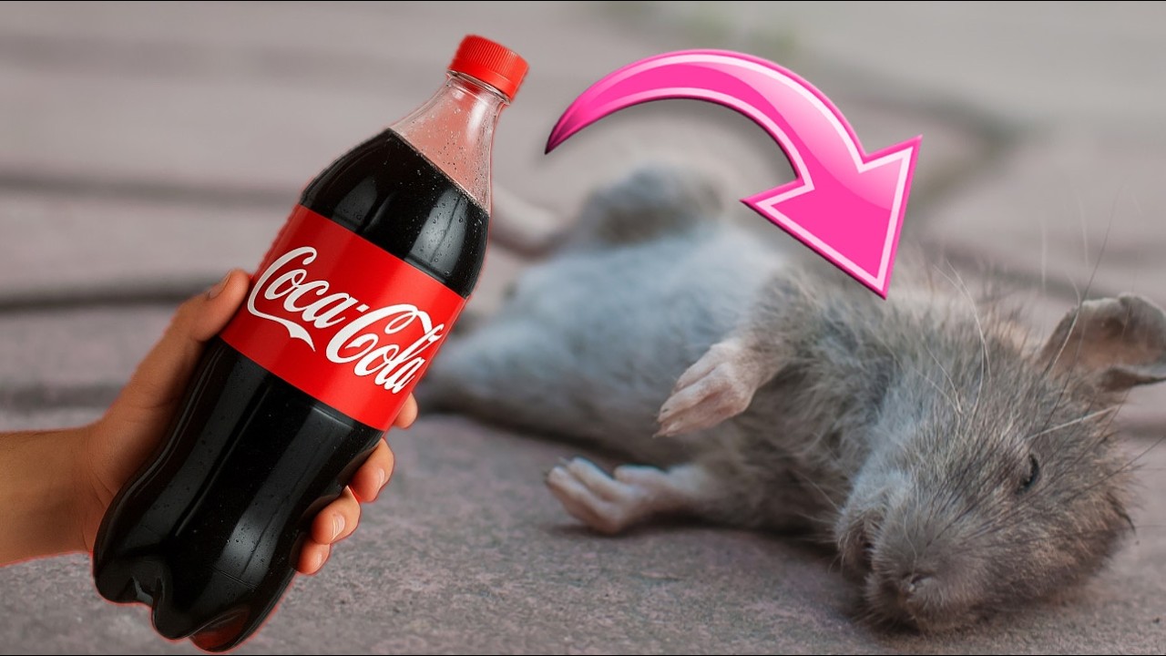 Elimina RATONES fácil y Rápido con Coca-Cola | METODO 100% EFECTIVO ...