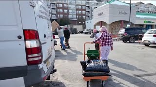 Residentes de Nueva Jersey se preparan para la tormenta