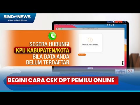 Intip! Begini Cara Cek DPT Pemilu Online