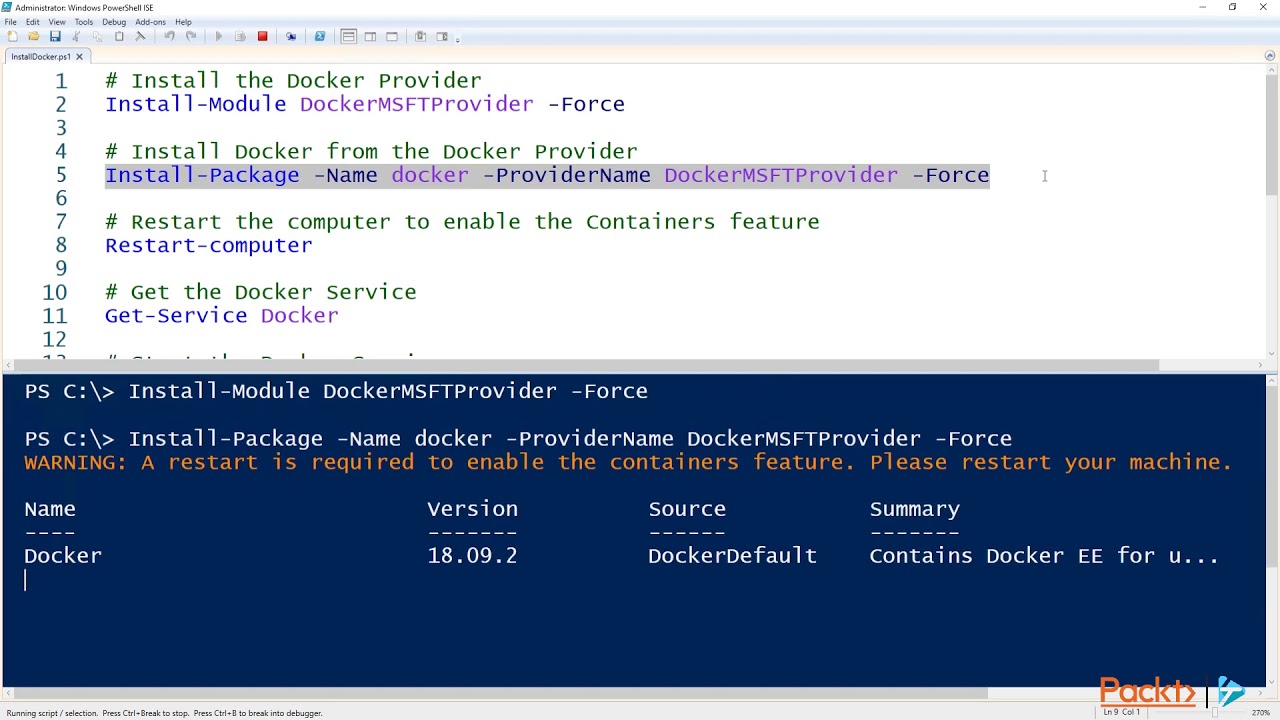 Mastering Windows Server 19 Installing Docker On Windows Server 19 Packtpub Com Youtube Mastering Windows Server 19 Installing Docker On Windows Server 19 Packtpub Com Youtube