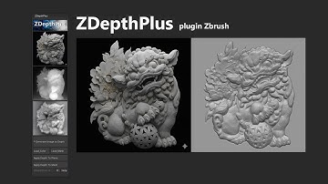 ZDepth Plus plugin for ZBrush Demo