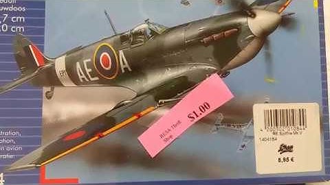 1/72 Revell Spitfire mk. V unboxing