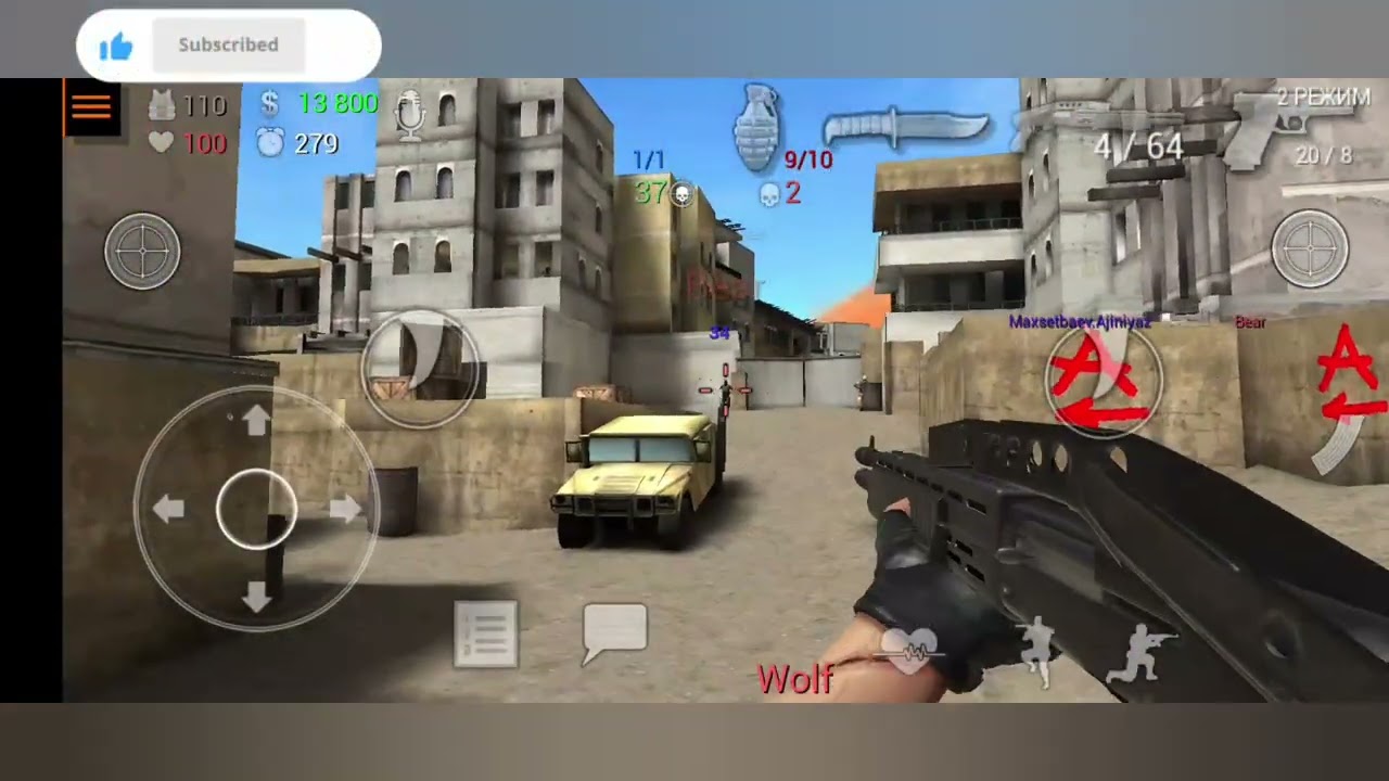 Counter strike koʻrinmas odam //obuna boʻling//