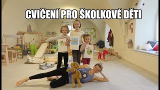 Sobíkovo cvičení pro školkové děti - plávání na suchu. Vodní zvířátka a mnoho dalšího.