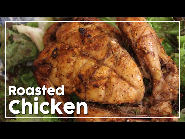 Perfect Homemade Roast Chicken - Family Dinner Recipe - My Recipe Book By Tarika Singh | Get Curried