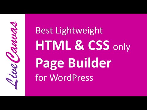 Best Lightweight & Flexible WordPress Page Builder |  LiveCanvas