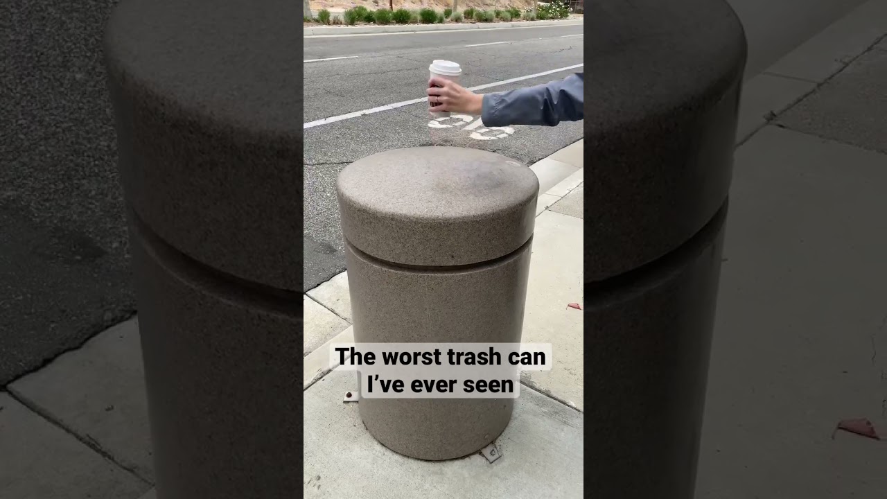 The worst trash can I’ve ever seen