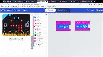 Testing simple micro:bit code in the Simulator