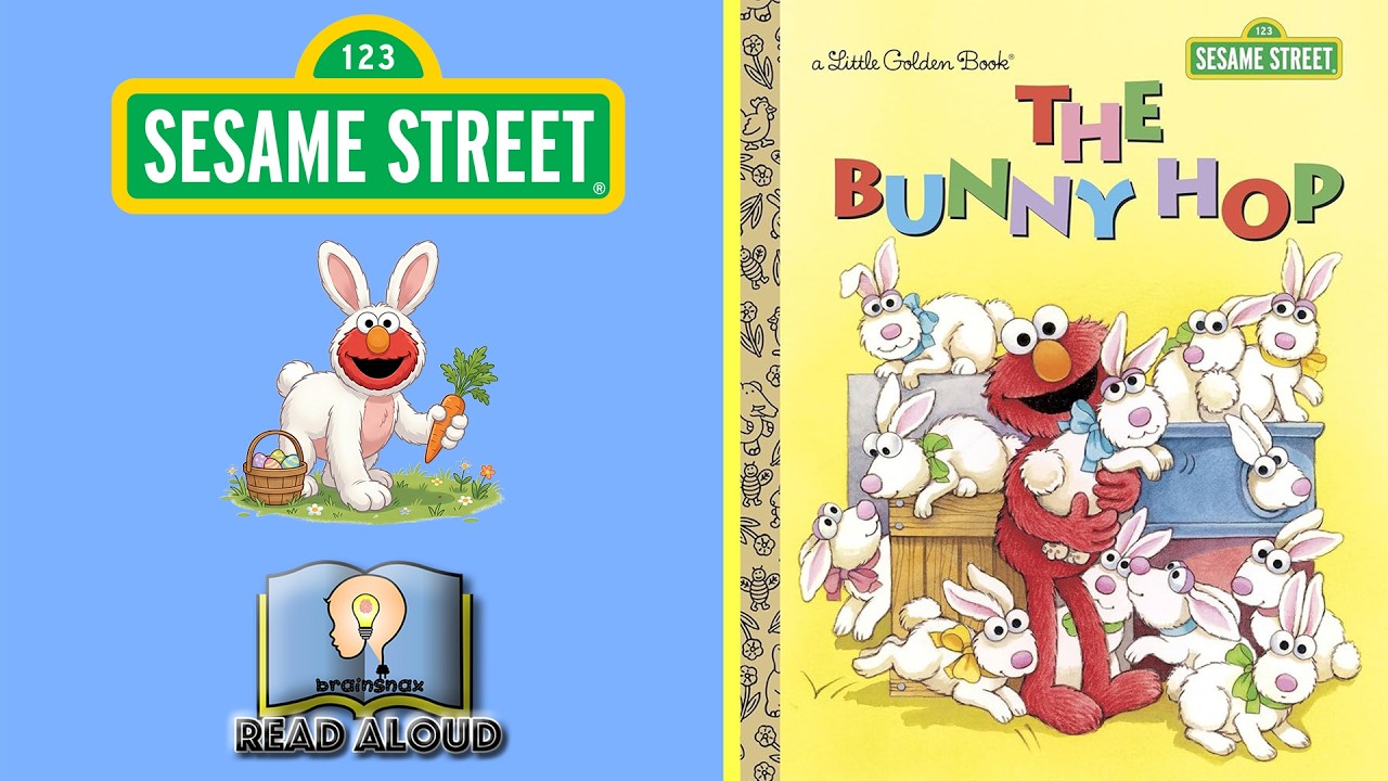Sesame Street Friends - The Bunny Hop | Easter Read Aloud - YouTube