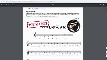code breaker instructional video