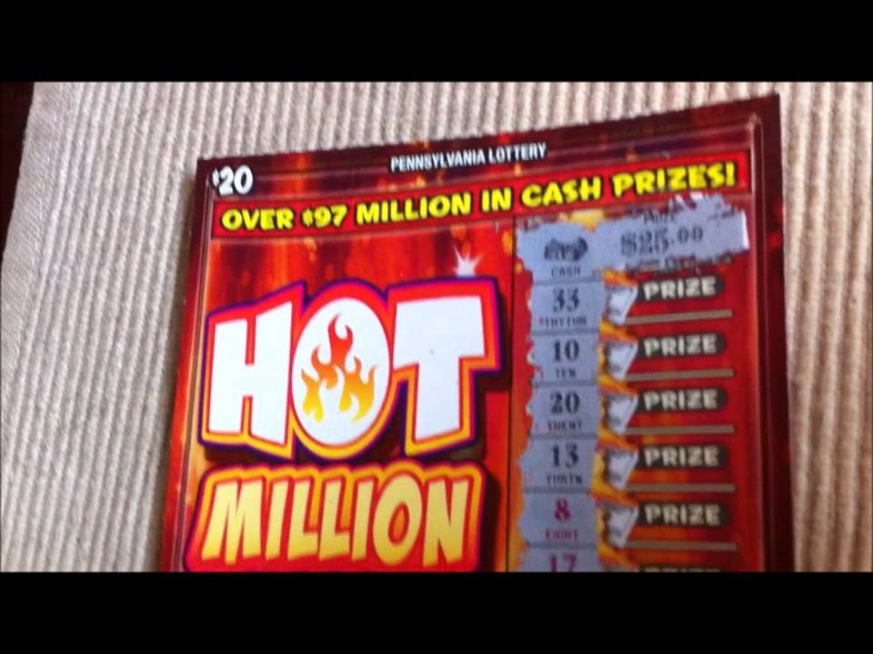 WINNER: $20 PA Lottery Hot Million Instant Win - YouTube