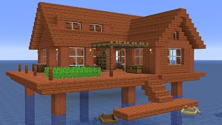 Minecraft - How to build an Acacia Survival Base House on Water by Shock Frost 507,803 views 4 months ago 15 minutes