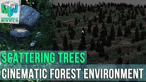 Part 4: Scattering Trees - Maya Arnold Cinematic Forest Environment Tutorial